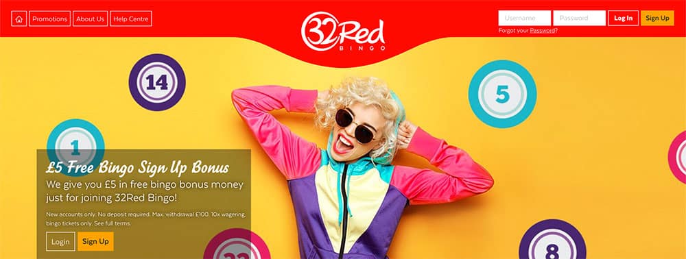 32Red Bingo Bonus Codes