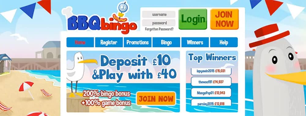 BBQ Bingo Welcome Bonus