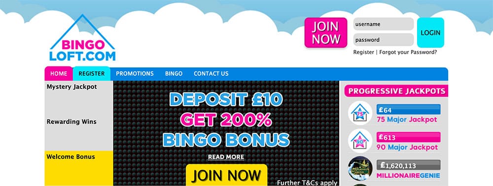 Bingo Loft Welcome Bonus