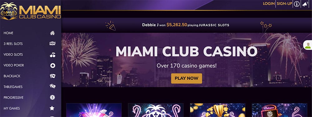 Miami Club Casino Coupon Code