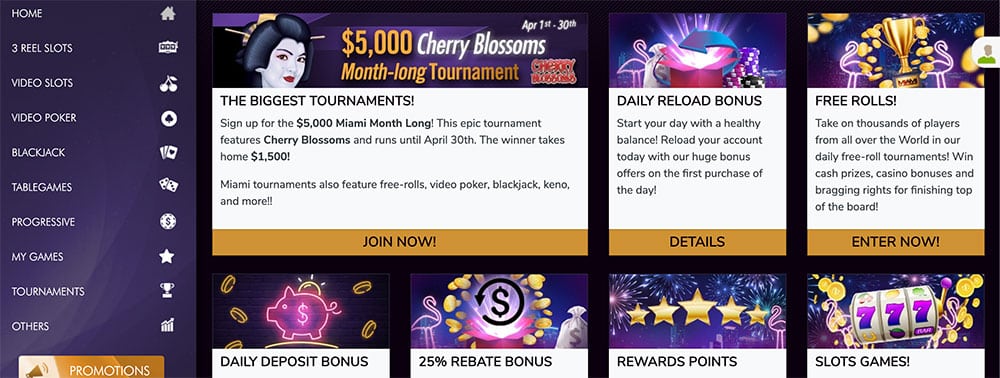 miami club casino coupon code