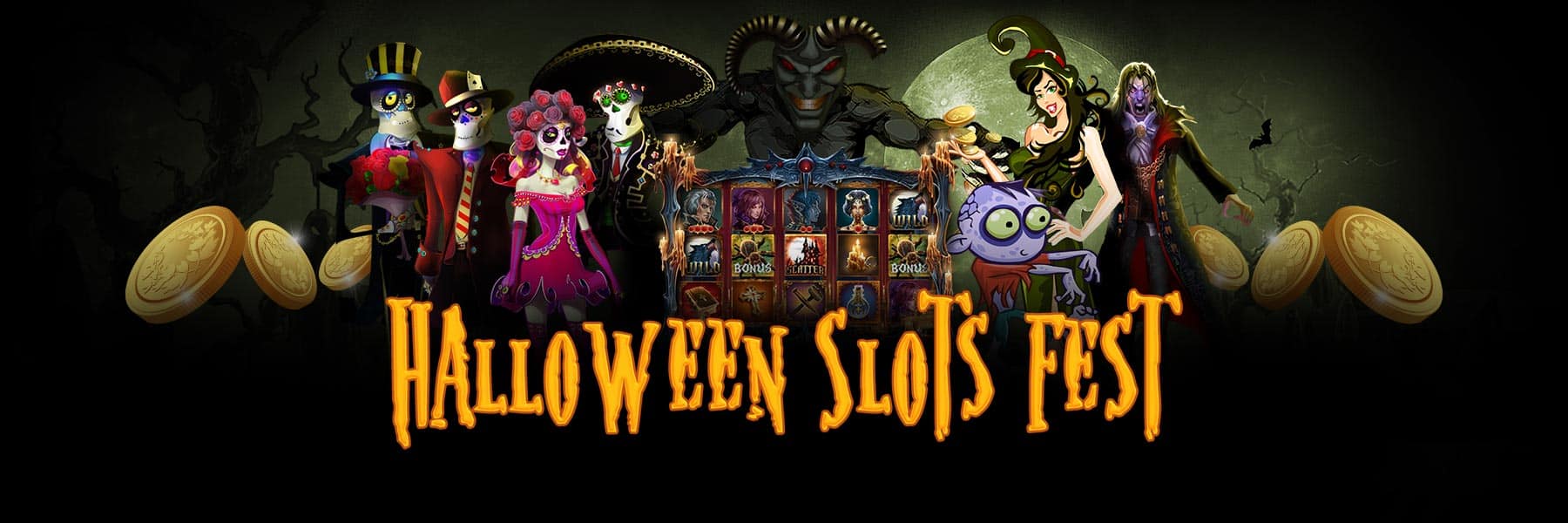 Bingo Hall - Halloween Slots Fest