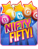 Guaranteed £50 reward with Nifty Fifty at Bingo Diamond