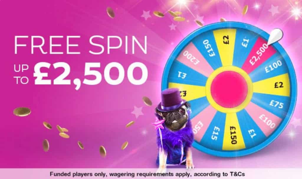 Spin the wheel for maximum!