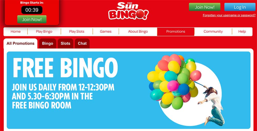 Sun Bingo Brings You 100% Free Bingo