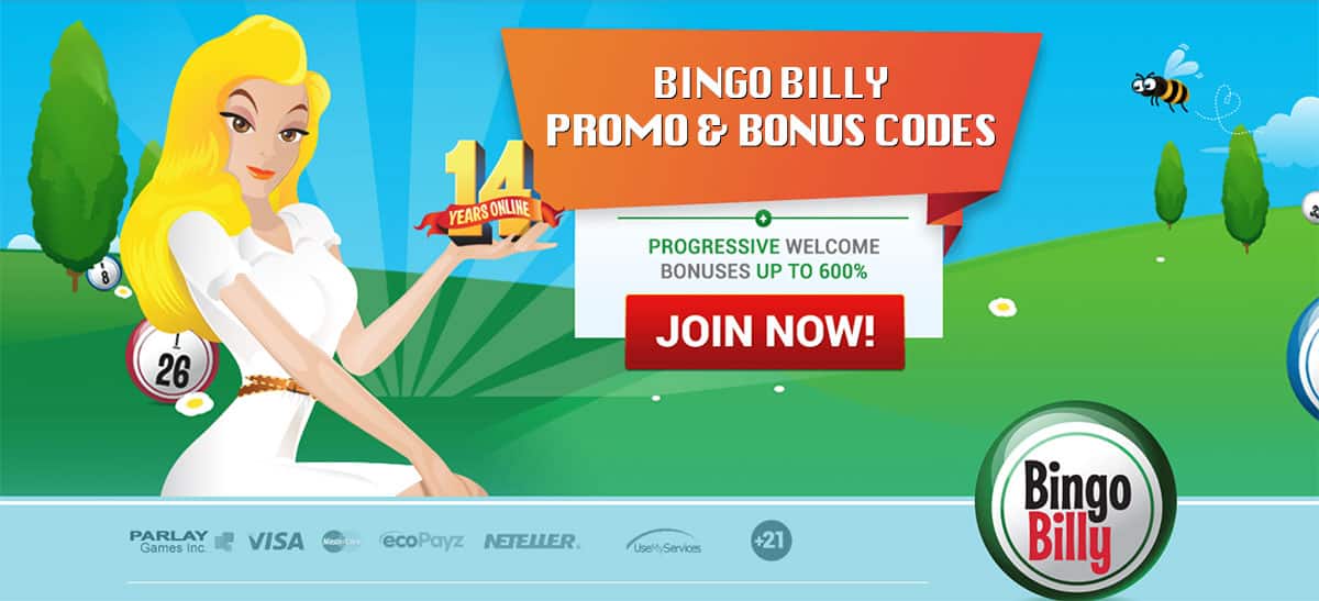 Bingo Billy Promo & Bonus Codes