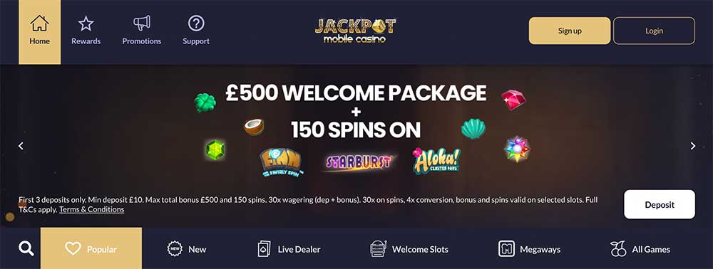 Jackpot Mobile Casino Bonus Codes