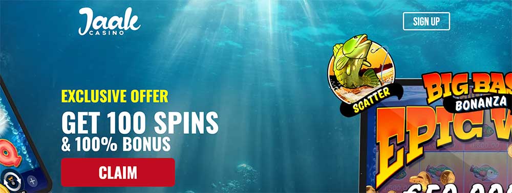 Jaak Casino Bonus Code