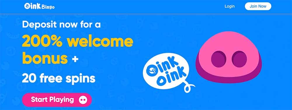 Oink Bingo Bonus Codes