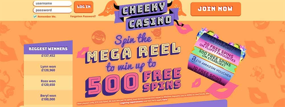 Cheeky Casino Bonus Code