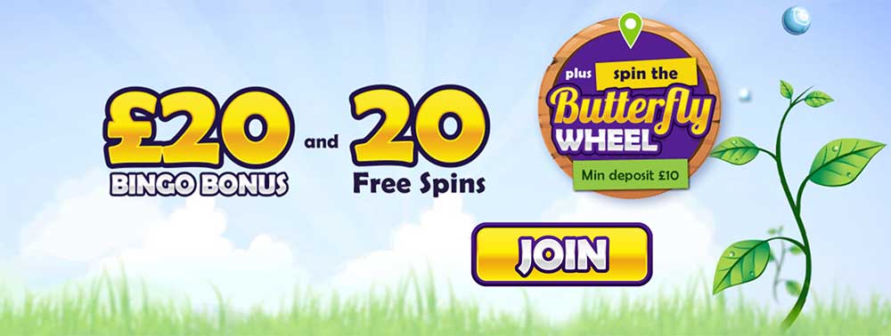 Butterfly Bingo Bonus Codes