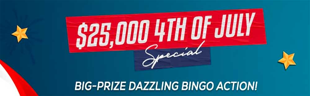 July Special at Cyber Bingo