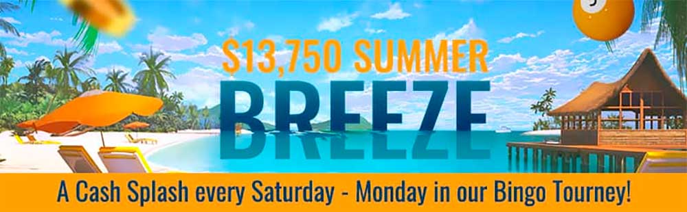 Summer Breeze Bingo Tournament at Cyber Bingo