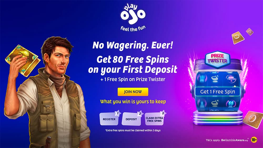 PlayOJO Casino Bonus Code