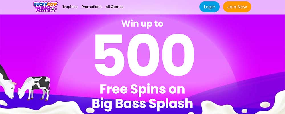 Lucky Cow Bingo Bonus Code