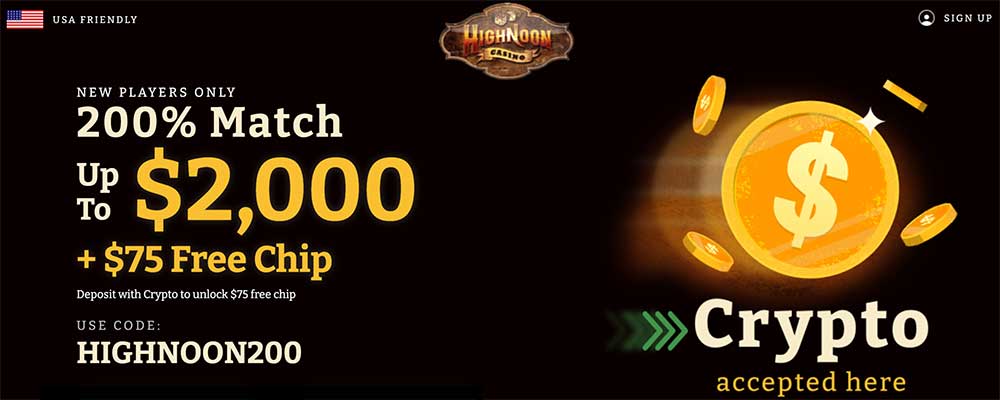 High Noon Casino Bonus Code