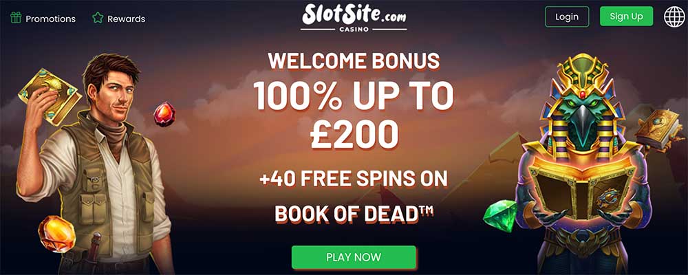 SlotSite.com Casino Bonus Code