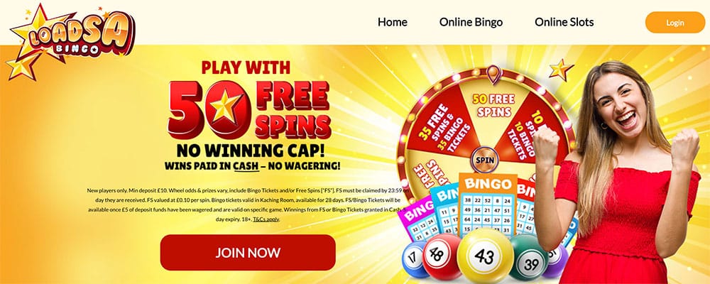 Loadsa Bingo Bonus Code